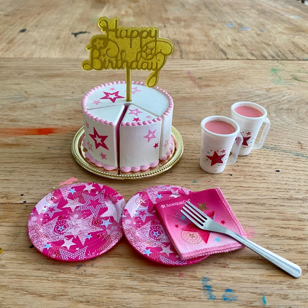 American Girl Doll | Birthday Cake & accessories